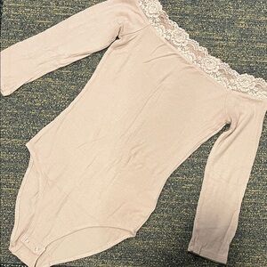 American Eagle Outfitters Soft & Sexy Ribbed Bodysuit Top